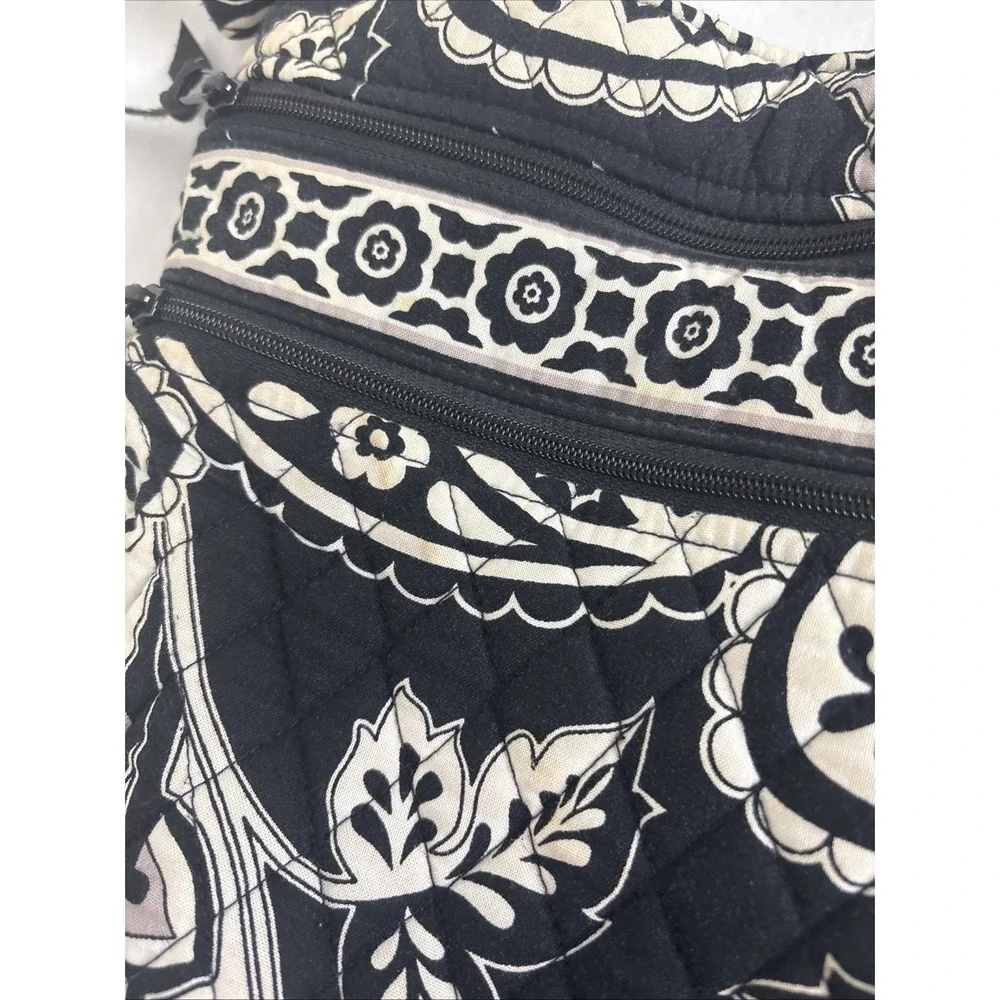 Vera Bradley Midnight Paisley Hipster Crossbody Shoulder Bag Purse Adjustable